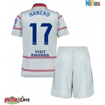 Camiseta Atletico Madrid David Hancko #17 Tercera Equipación para niños 2026-27 manga corta (+ pantalones cortos)